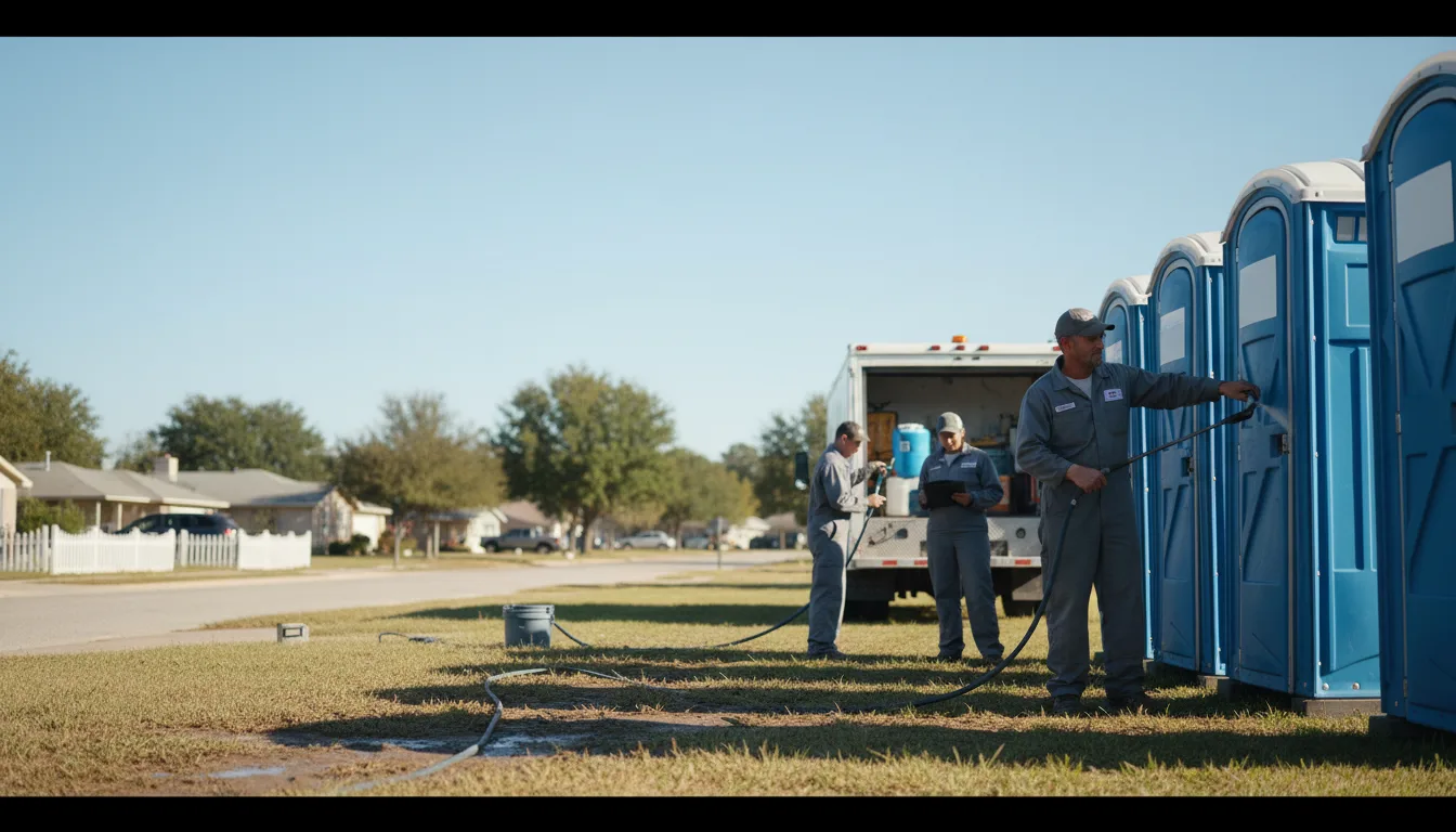 Long-Term Portable Toilet Rental in Caldwell, AR near me